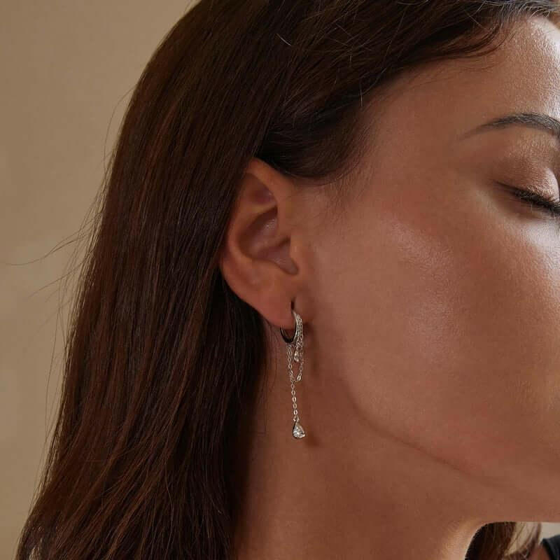 Chain Waterdrop Earrings - HJewelry