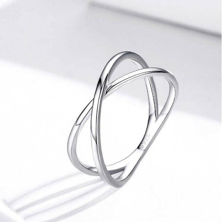Cross Double Layer Ring - HJewelry